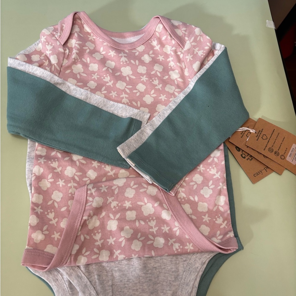 Toddler girls, long sleeves onesies